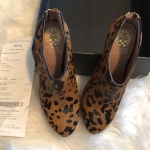 Vince cheetah booties!!!